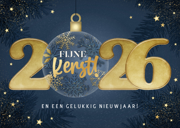 moderne-kerstkaart-2026-kerstbal-en-sterren